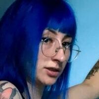 Cabelo Azul Nua
